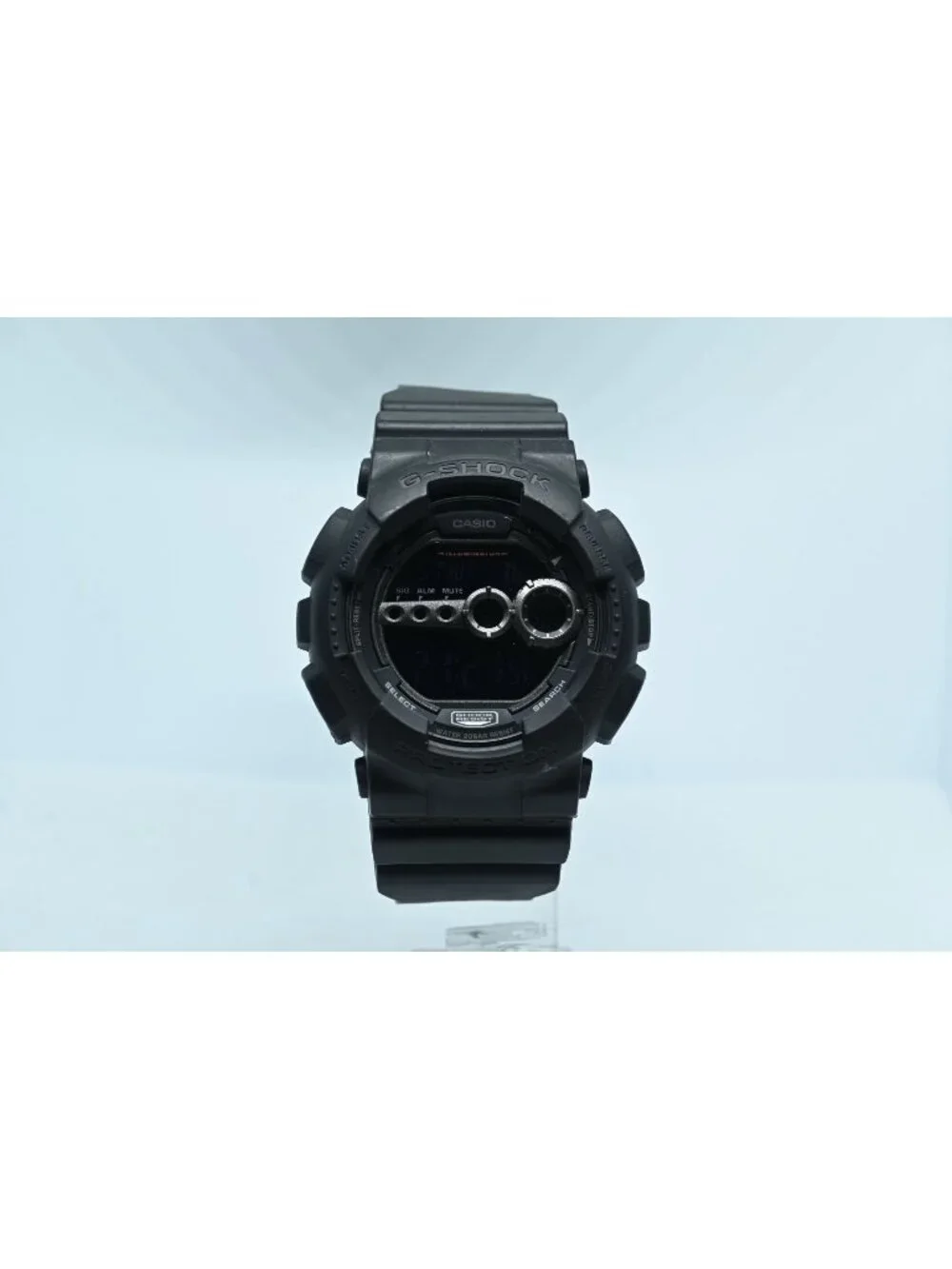 Casio G-Shock GD100-1B Men's Black Digital Watch 200M Shock Resistant